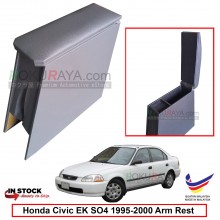 Honda Civic EK SO4 (5th Gen) 1995-2000 4' Plywood PVC Armrest Center Console Box (Grey)